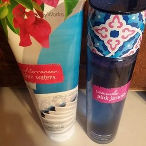 Fine fragrance mist and body cream